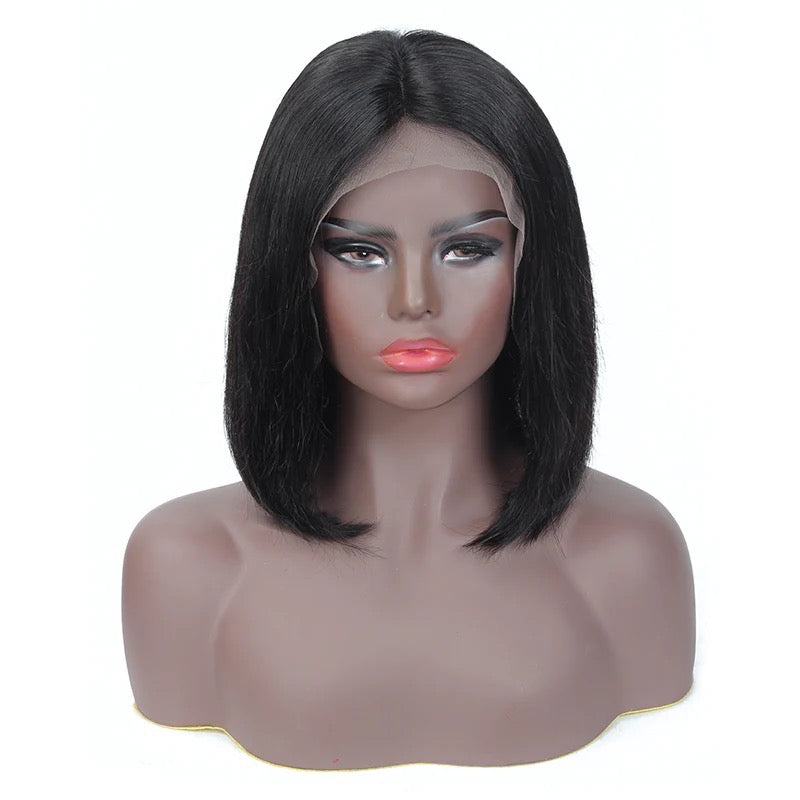 BOB Straight 13*4 Frontal lace wig 10a grade luxury