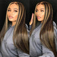 #1B/27 straight ombre Colored wig 13*4 frontal lace wig
