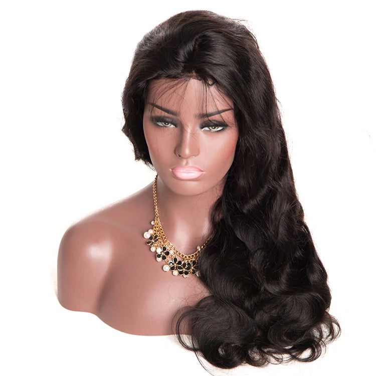 Body wave 13*4 Frontal lace wig  10a grade luxury
