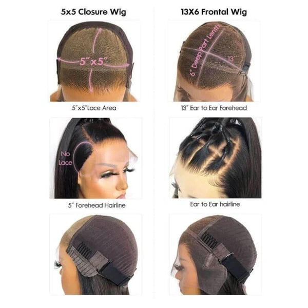 Water wave 13*4 Frontal lace wig  10a grade luxury