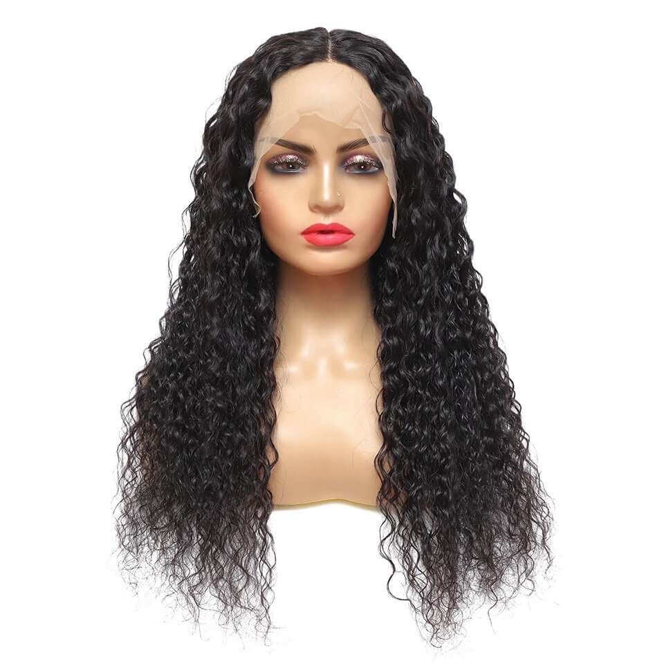 Water wave 13*4 Frontal lace wig  10a grade luxury