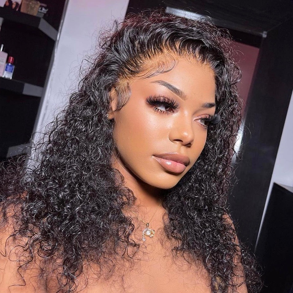 Water wave 13*6 Frontal lace wig 10a grade luxury