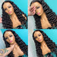 Deep wave 13*6 Frontal lace wig 10a grade luxury