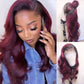 Burgundy Straight Colored wig 13*4 frontal lace wig