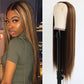 Highlight straight Colored wig 13*4 frontal lace wig