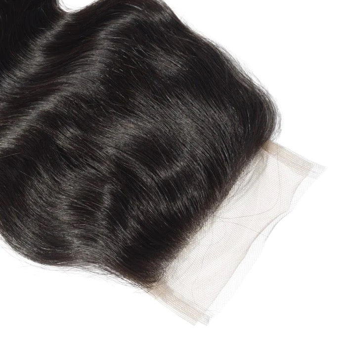 1B body wave 4*4 straight closure 10a grade luxury