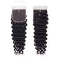 1B deep wave 4*4 straight closure 10a grade luxury
