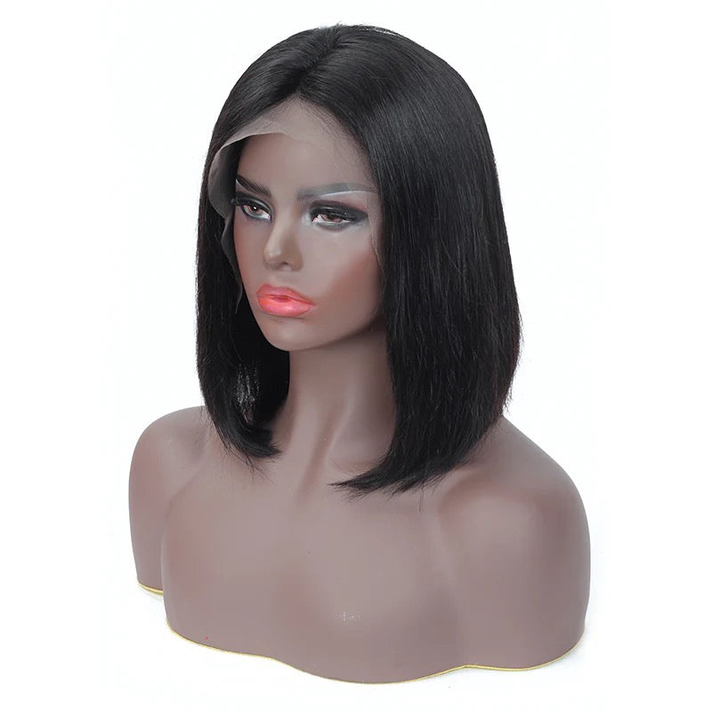 BOB Straight 13*4 Frontal lace wig 10a grade luxury