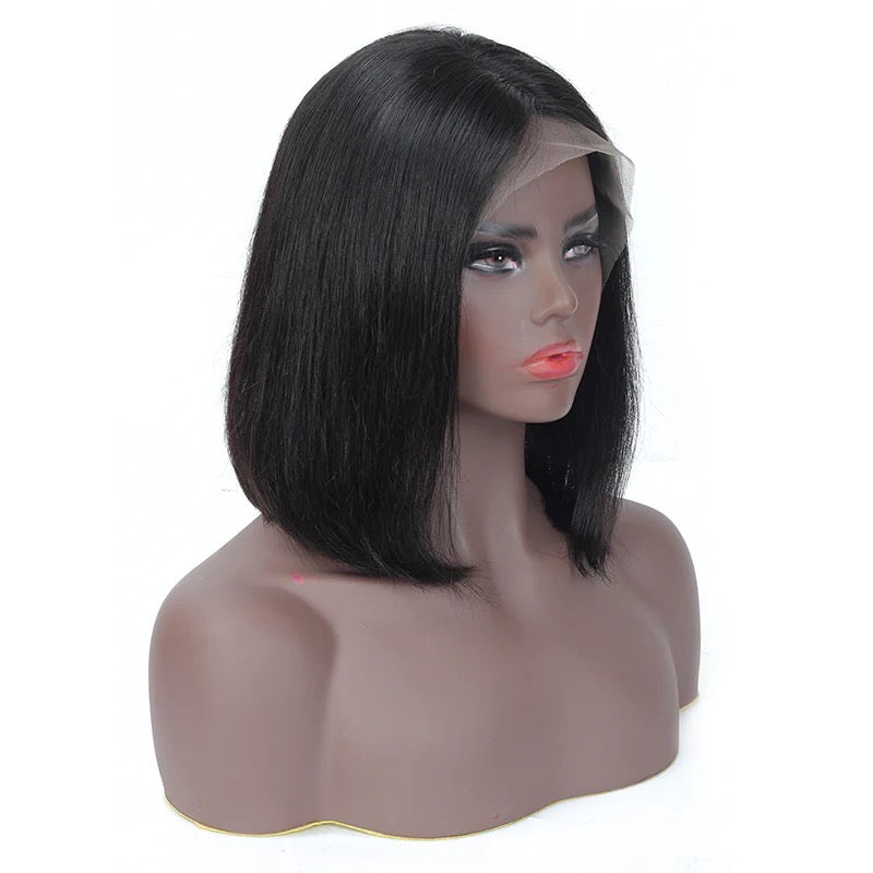 BOB Straight 13*4 Frontal lace wig 10a grade luxury