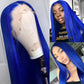 Blue straight Colored wig 13*4 frontal lace wig