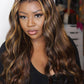 Highlight body wave Colored wig 13*4 frontal lace wig