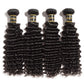 Deep wave bundle Luxury 10a grade human hair #1B Natural Black 10“-30”