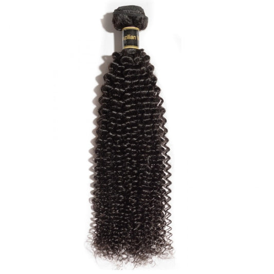 Kinky curly  bundle Luxury 10a grade human hair #1B Natural Black 10“-30”