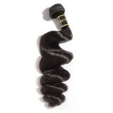 Loose wave bundle Luxury 10a grade human hair #1B Natural Black 10“-30”