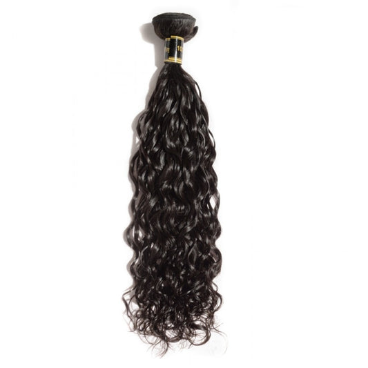 Natural Wavy  bundle Luxury 10a grade human hair #1B Natural Black 10“-30”