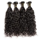 Natural Wavy  bundle Luxury 10a grade human hair #1B Natural Black 10“-30”