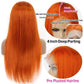 Ginger Colored straight wig 13*4 frontal lace wig